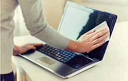 企業(yè)保潔托管電腦上、電視機保潔服務的重中之重是顯示屏。